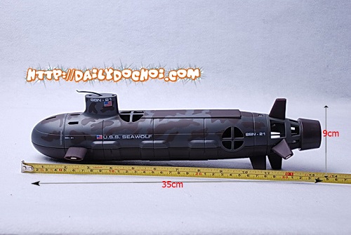 Kích thước tàu ngầm quân sự T22